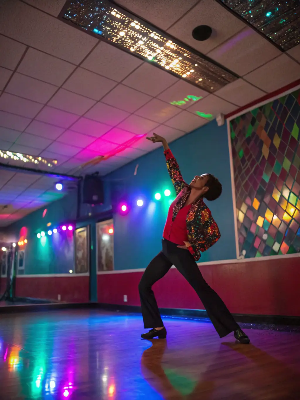 A captivating image of dancers practicing Latin dance, showcasing the rhythm and passion of the dance, reflecting the diverse range of dance styles offered by CDS CAEN DANCE SPORTIVE.